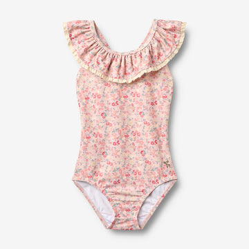 Wheat Main Badeanzug Doris Swimsuit 2526 powder flowers and seashells