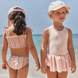 Wheat Main Badeanzug Erna Swimsuit 9450 powder checked flowers