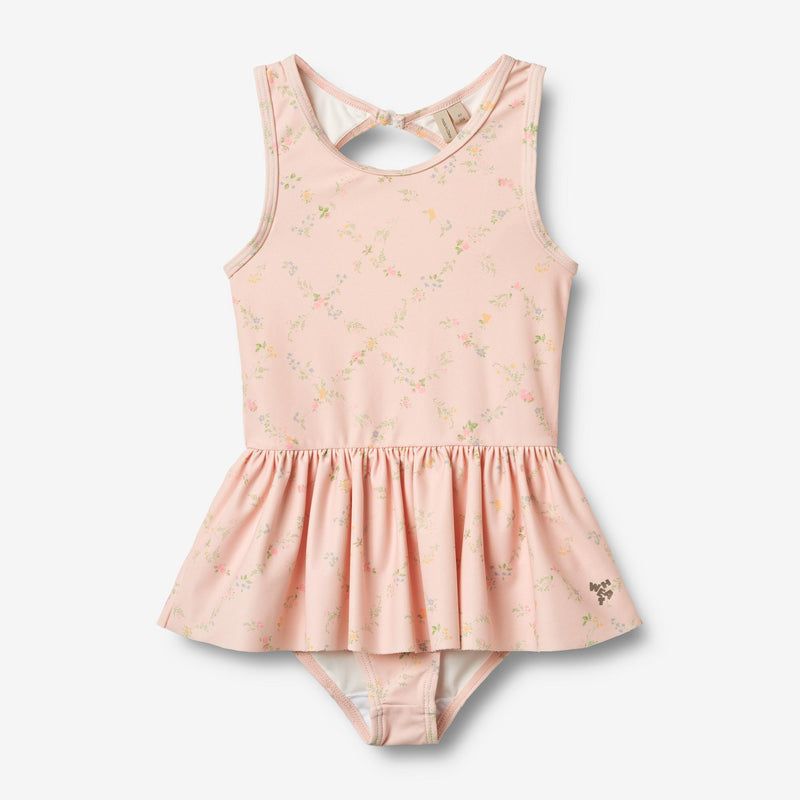 Wheat Main Badeanzug Erna Swimsuit 9450 powder checked flowers