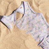 Wheat Main Badeanzug Erna Swimsuit 9605 purple light petunias