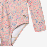 Wheat Main Badeanzug L/S Margot Swimsuit 9650 pink heart flowers