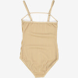 Wheat Main  Badeanzug Manon Swimwear 5096 golden green stripe