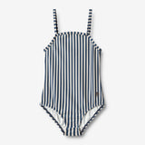 Wheat Main  Badeanzug Manon Swimwear 1325 indigo stripe