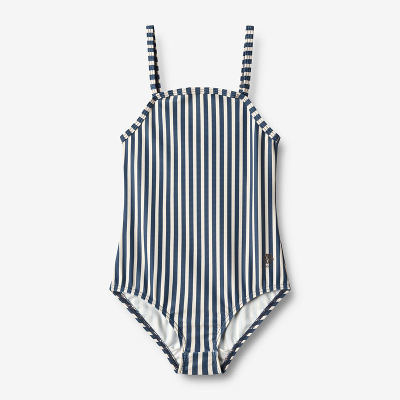 Wheat Main  Badeanzug Manon Swimwear 1325 indigo stripe