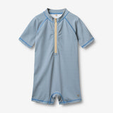 Wheat Main Badeanzug S/S Cas Swimsuit 9580 blue swim stripe