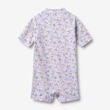 Wheat Main Badeanzug S/S Cas Swimsuit 9605 purple light petunias