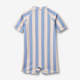 Wheat Main Badeanzug S/S Cas Swimsuit 9732 bold blue stripe