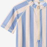 Wheat Main Badeanzug S/S Cas Swimsuit 9732 bold blue stripe