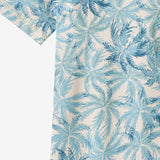 Wheat Main Badeanzug S/S Cas Swimsuit 9635 blue palm
