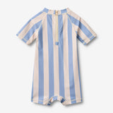 Wheat Main Badeanzug S/S Cas Swimsuit 9732 bold blue stripe