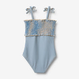 Wheat Main Badeanzug Selma Swimsuit 9580 blue swim stripe