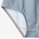 Wheat Main Badeanzug Selma Swimsuit 9580 blue swim stripe