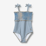 Wheat Main Badeanzug Selma Swimsuit 9580 blue swim stripe