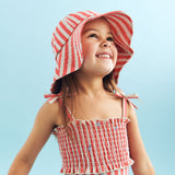 Wheat Main Badeanzug Selma Swimsuit 9657 red stripe flowers