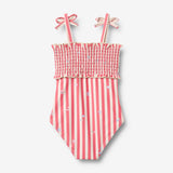 Wheat Main Badeanzug Selma Swimsuit 9657 red stripe flowers