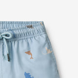 Wheat Main Badehose Hansi Shorts 1235 soft blue sea life