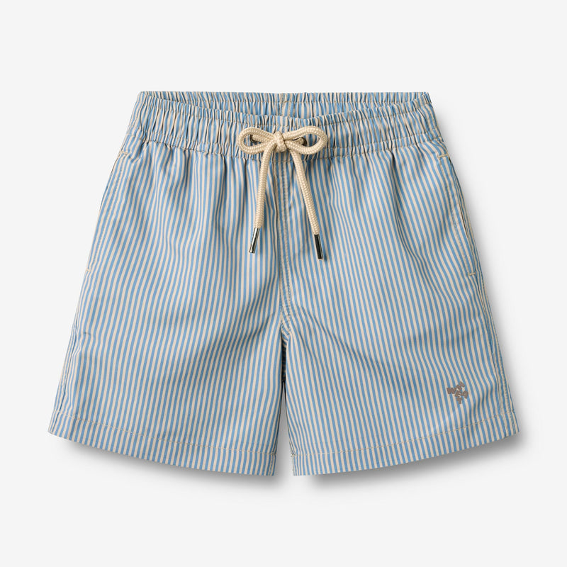 Wheat Main Badehose Hansi Shorts 9580 blue swim stripe