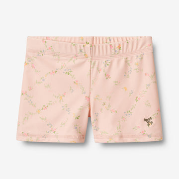 Wheat Main Badehose Niki Shorts 9450 powder checked flowers