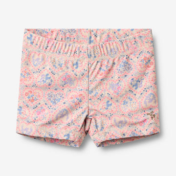 Wheat Main Badehose Niki Shorts 9650 pink heart flowers