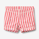 Wheat Main Badehose Niki Shorts 9657 red stripe flowers