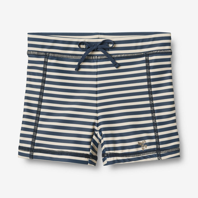 Wheat Main Badehose Ulrik Shorts 1048 blue stripe
