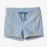 Wheat Main Badehose Ulrik Shorts 9580 blue swim stripe