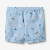 Wheat Main Badehose Ulrik Swimwear 1235 soft blue sea life