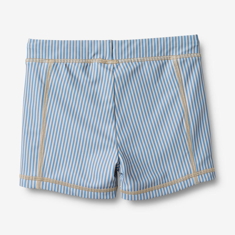 Wheat Main Badehose Ulrik Swimwear 9580 blue swim stripe