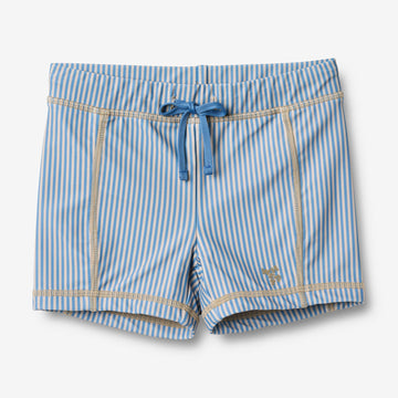 Wheat Main Badehose Ulrik Swimwear 9580 blue swim stripe