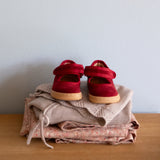 Wheat Footwear Ballerina Audrey Shoe 9697 red cherry