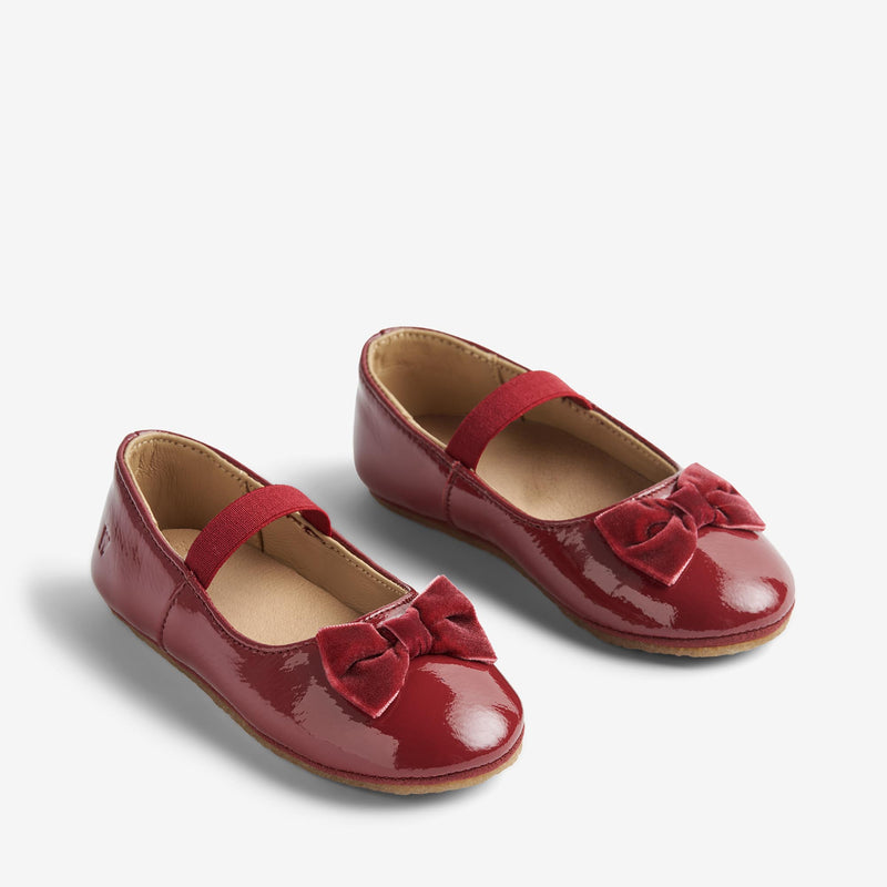 Wheat Footwear Ballerina Rosen Ballerinas 2080 cherry red