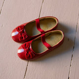 Wheat Footwear Ballerina Rosen Ballerinas 2080 cherry red