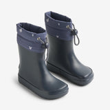 Wheat SMU Barefoot Rubber Boot Zerro Rubber Boot 1432 navy
