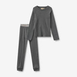 Wheat Outerwear Baselayer-Set Baselayer 9619 dark charcoal