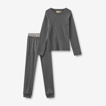 Wheat Outerwear Baselayer-Set Baselayer 9619 dark charcoal