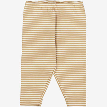 Wheat Main  Baumwollhose Silas | Baby Leggings 3307 cappuccino stripe