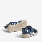 Wheat Footwear Beach Shoe Swirl Swimwear 1325 indigo stripe