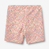 Wheat Main Bike Shorts Anne Shorts 9876 magenta heart flowers