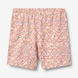 Wheat Main Bike Shorts Anne Shorts 9876 magenta heart flowers