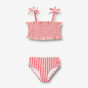 Wheat Main Bikini Carla Bikini 9657 red stripe flowers