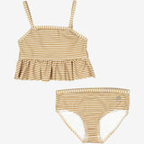 Wheat Main  Bikini Lærke Swimwear 5096 golden green stripe