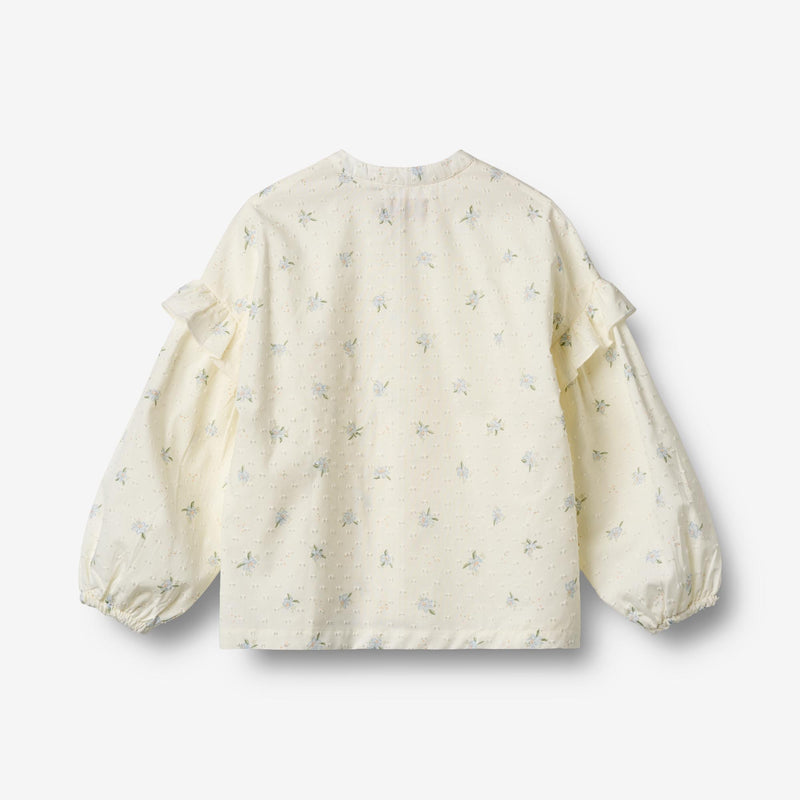 Wheat Main Bluse Gerda Shirt 1481 blue flowers