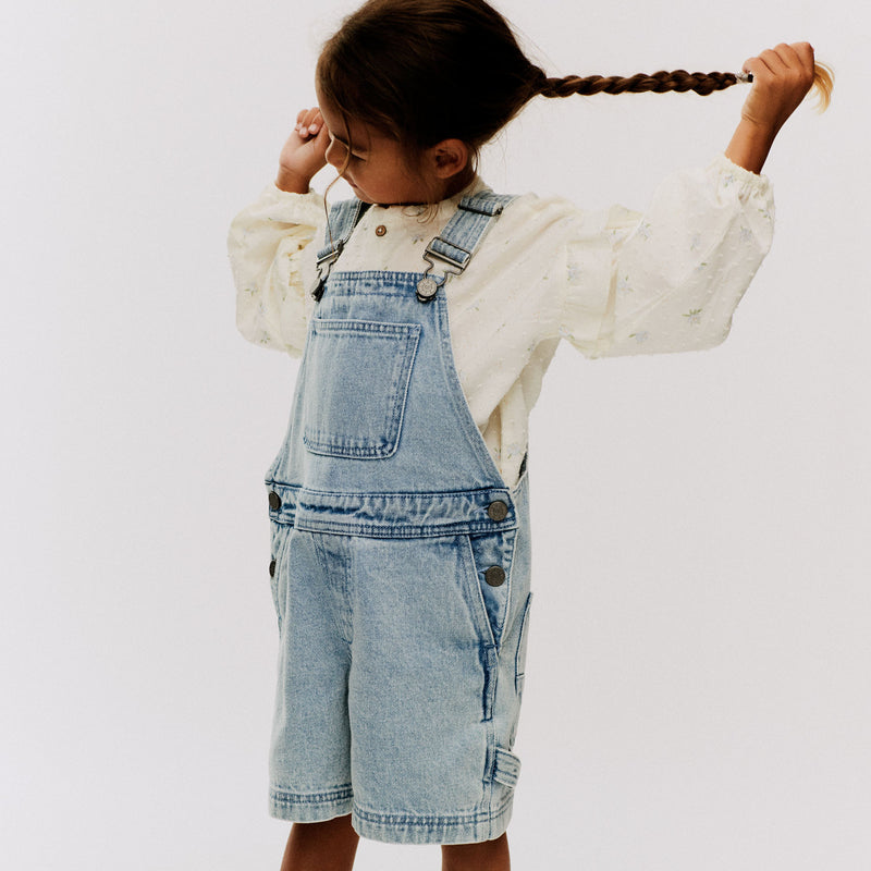 Wheat Main Bluse Gerda Shirt 1481 blue flowers