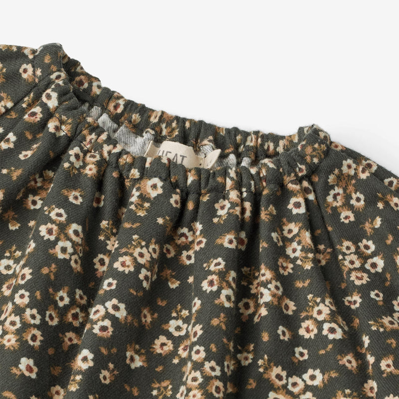 Wheat Main  Bluse Nicoline | Baby Shirts and Blouses 0027 black coal flowers