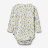 Wheat Main Langarm Babybody Liv Body 9663 summer blue citrus
