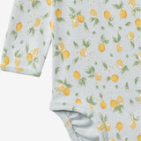 Wheat Main Langarm Babybody Liv Body 9663 summer blue citrus