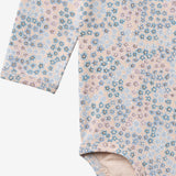 Wheat Main Langarm Babybody Liv Body 2528 powder blue flowers