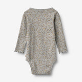 Wheat Main Body L/S Regitza Body 9765 slightly blue flowers