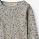 Wheat Main Body L/S Regitza Body 9765 slightly blue flowers