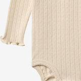Wheat Main Langarmbody Rie Body 9629 almond peach